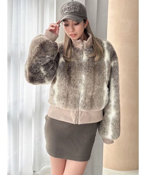 GYDA（ジェイダ）の「LOSANGELESサガラ刺繍CAP（キャップ・レディース・ベージュ/ボルドー・FREE）」の18枚目の写真