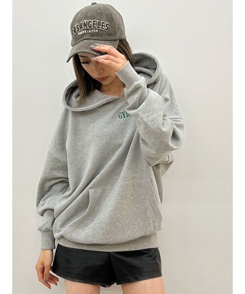 GYDA（ジェイダ）の「LOSANGELESサガラ刺繍CAP（キャップ・レディース・ベージュ/ボルドー・FREE）」の4枚目の写真