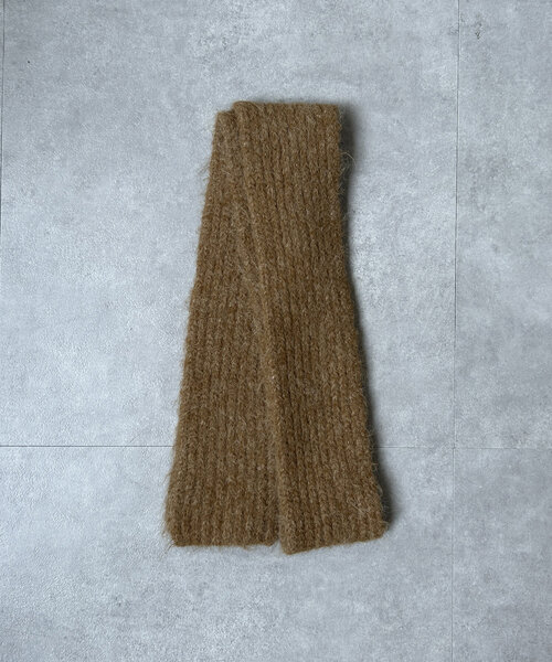 Thevon（ゼボン）の「シャギーリブニットマフラー（マフラー・レディース・ベージュ/アイボリー/レッド・FREE）」の13枚目の写真