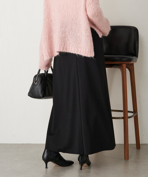 Jena espace merveilleux(ジェナ エスパスメルヴェイユ)の「ボンディングラップスカート(スカート・レディース・ベージュ/ネイビー/グリーン・FREE)」の11枚目の写真