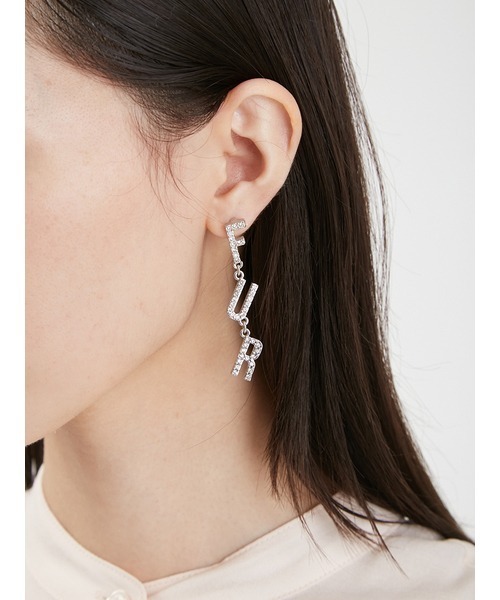 FURFUR（ファーファー）の「スウィングロゴピアス（ピアス（両耳用）・レディース・シルバー/ゴールド・FREE）」の5枚目の写真