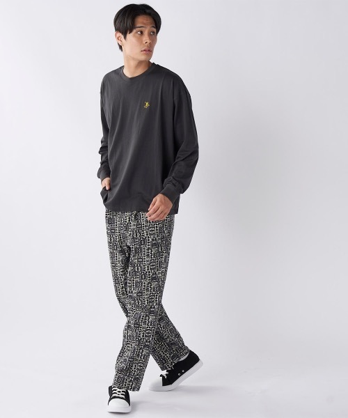 Ocean Pacific(オーシャンパシフィック)の「【OP/オーピー】ワンポイントロングTシャツ(Tシャツ/カットソー・メンズ・ネイビー/アイボリー/チャコールグレー・X-LARGE/MEDIUM/LARGE)」の6枚目の写真