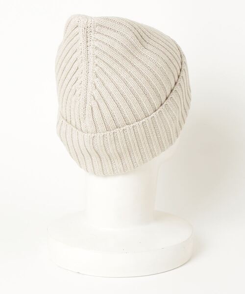 TOMMY HILFIGER(トミーヒルフィガー)の「モノタイプパッチコットンビーニー(ニットキャップ/ビーニー・メンズ・ネイビー/ベージュ・FREE)」の8枚目の写真