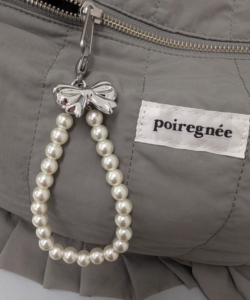 poiregnee（ポワニェ）の「［select］パールライクチャーム（キーホルダー・レディース・ホワイト系1/ホワイト系2・FREE）」の2枚目の写真