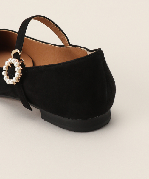 La TOTALITE(ラトータリテ)の「LaTotaliteパールビジューフラットシューズ(その他シューズ・レディース・ブラック・37/36/38)」の5枚目の写真