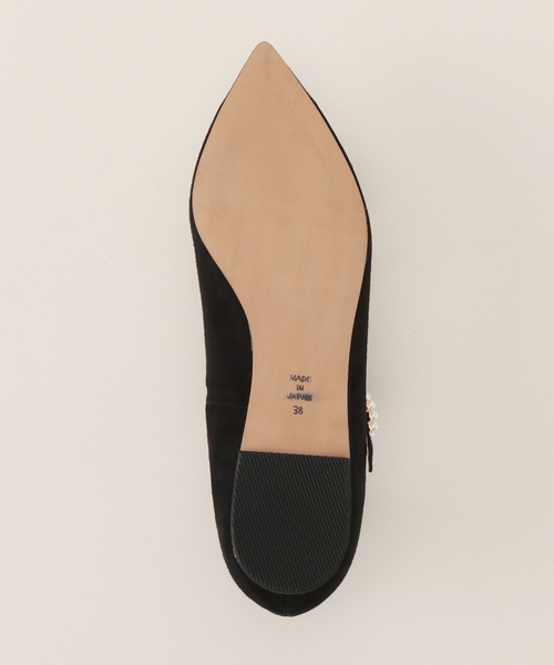 La TOTALITE(ラトータリテ)の「LaTotaliteパールビジューフラットシューズ(その他シューズ・レディース・ブラック・37/36/38)」の7枚目の写真