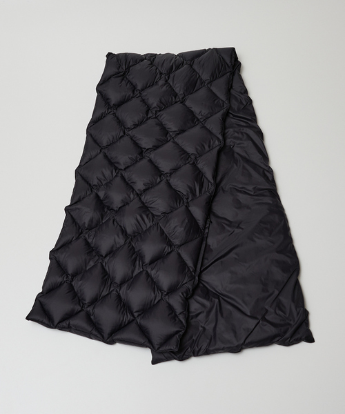 TAION(タイオン)の「【TAION】リバーシブルダウンストール(ストール/ショール・レディース・グレイッシュベージュ/チョコ/ブラック/オフホワイト/カーキ・フリー)」の10枚目の写真