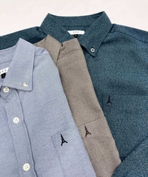 a.v.v | 【人気No1シャツ】エッフェル塔刺繍 起毛ストレッチシャツ(シャツ/ブラウス)