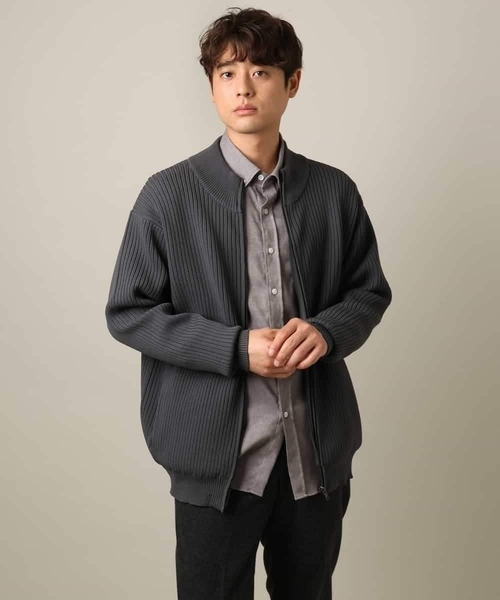 a.v.v（アーヴェヴェ）の「【人気No1シャツ】エッフェル塔刺繍 起毛ストレッチシャツ（シャツ/ブラウス・メンズ・ダークインディゴブルー/ブラウン/グリーン・44/46/48/50/52）」の7枚目の写真