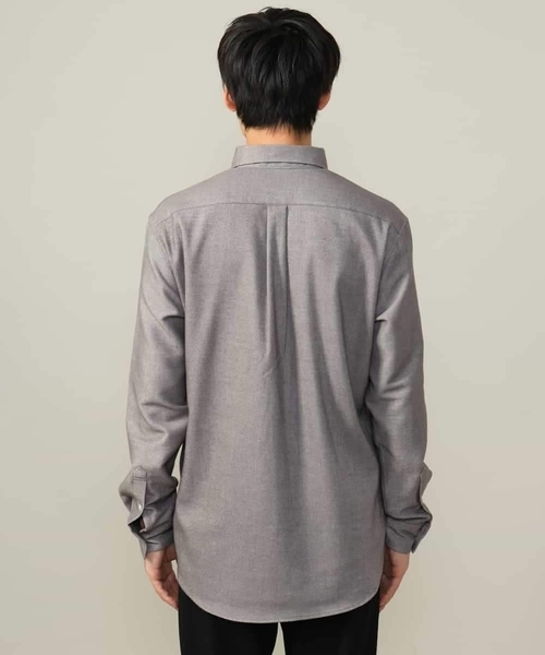 a.v.v（アーヴェヴェ）の「【人気No1シャツ】エッフェル塔刺繍 起毛ストレッチシャツ（シャツ/ブラウス・メンズ・ダークインディゴブルー/ブラウン/グリーン・44/46/48/50/52）」の15枚目の写真