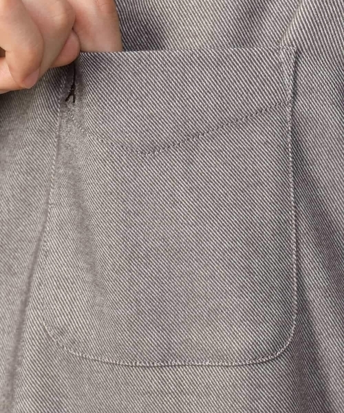 a.v.v（アーヴェヴェ）の「【人気No1シャツ】エッフェル塔刺繍 起毛ストレッチシャツ（シャツ/ブラウス・メンズ・ダークインディゴブルー/ブラウン/グリーン・44/46/48/50/52）」の20枚目の写真