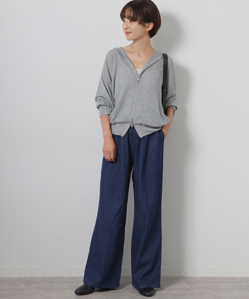 JOURNAL STANDARD relume(ジャーナルスタンダード レリューム)の「《追加》9oz C/Rデニムイージー(デニムパンツ・レディース・ブルー/ネイビー・36/38)」の4枚目の写真