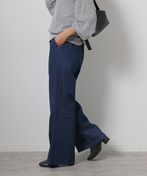 JOURNAL STANDARD relume(ジャーナルスタンダード レリューム)の「《追加》9oz C/Rデニムイージー(デニムパンツ・レディース・ブルー/ネイビー・36/38)」の8枚目の写真