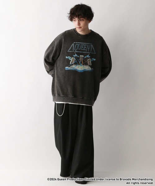 RAGEBLUE(レイジブルー)の「【Queen/クイーン】ヴィンテージライク/ロックバンドプリントスウェット(スウェット・メンズ・グレー/グレー系その他・MEDIUM/LARGE)」の21枚目の写真