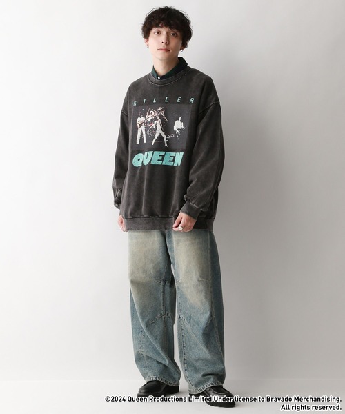 RAGEBLUE(レイジブルー)の「【Queen/クイーン】ヴィンテージライク/ロックバンドプリントスウェット(スウェット・メンズ・グレー/グレー系その他・MEDIUM/LARGE)」の16枚目の写真