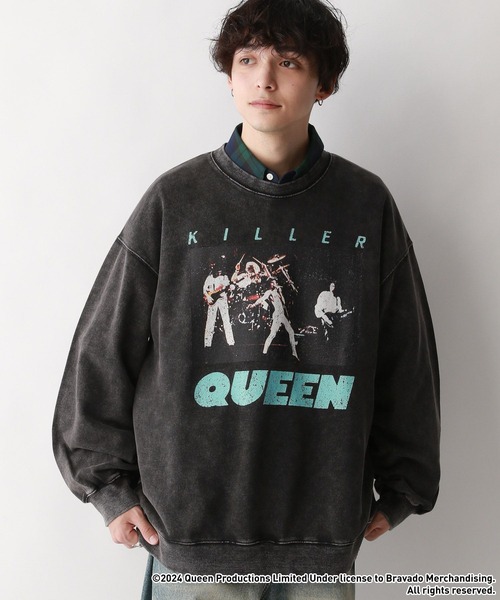 RAGEBLUE(レイジブルー)の「【Queen/クイーン】ヴィンテージライク/ロックバンドプリントスウェット(スウェット・メンズ・グレー/グレー系その他・MEDIUM/LARGE)」の15枚目の写真