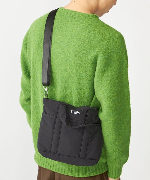SHIPS（シップス）の「【WEB限定】SHIPS: 中綿 ミニ トート ショルダー バッグ（ショルダーバッグ・メンズ・ブルー/ブラック/グリーン・ONE SIZE）」の3枚目の写真