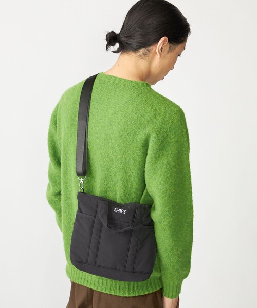 SHIPS（シップス）の「【WEB限定】SHIPS: 中綿 ミニ トート ショルダー バッグ（ショルダーバッグ・メンズ・ブルー/ブラック/グリーン・ONE SIZE）」の4枚目の写真