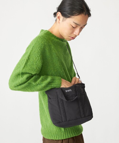 SHIPS（シップス）の「【WEB限定】SHIPS: 中綿 ミニ トート ショルダー バッグ（ショルダーバッグ・メンズ・ブルー/ブラック/グリーン・ONE SIZE）」の6枚目の写真