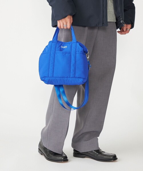 SHIPS（シップス）の「【WEB限定】SHIPS: 中綿 ミニ トート ショルダー バッグ（ショルダーバッグ・メンズ・ブルー/ブラック/グリーン・ONE SIZE）」の22枚目の写真