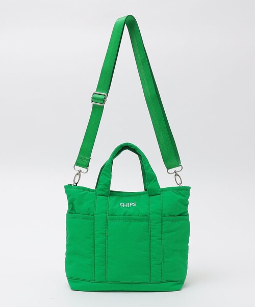 SHIPS（シップス）の「【WEB限定】SHIPS: 中綿 ミニ トート ショルダー バッグ（ショルダーバッグ・メンズ・ブルー/ブラック/グリーン・ONE SIZE）」の11枚目の写真