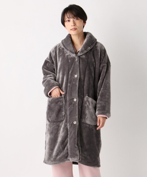 Afternoon Tea（アフタヌーンティー）の「ガウン（ガウン/バスローブ・レディース・グレー/ピンク・ONE SIZE）」の2枚目の写真