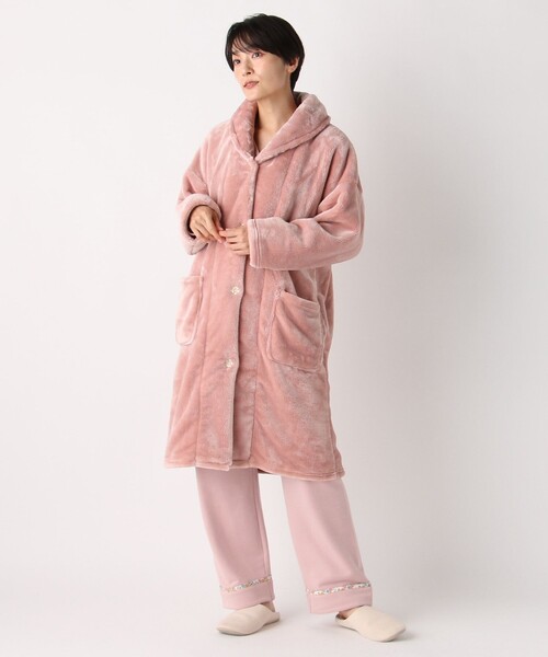 Afternoon Tea（アフタヌーンティー）の「ガウン（ガウン/バスローブ・レディース・グレー/ピンク・ONE SIZE）」の5枚目の写真