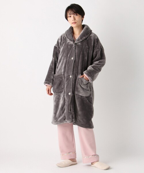 Afternoon Tea（アフタヌーンティー）の「ガウン（ガウン/バスローブ・レディース・グレー/ピンク・ONE SIZE）」の8枚目の写真