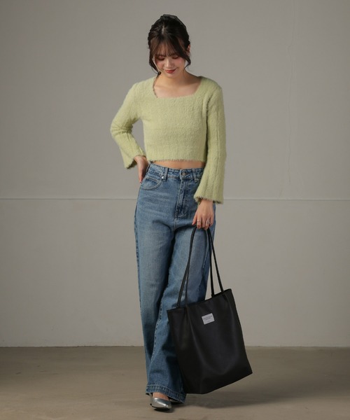 ALTROSE(アルトローズ)の「ワッペン A4 トートバッグ シード(トートバッグ・レディース・シルバー/チャコールグレー/グレー/ブラック・FREE)」の11枚目の写真