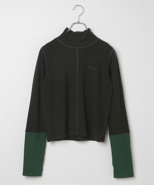 PBLIM（ページボーイリム）の「PBLIM/ハイネックハイショクプルオーバー（Tシャツ/カットソー・レディース・ベージュ/ブラック/チャコールグレー・FREE）」の14枚目の写真