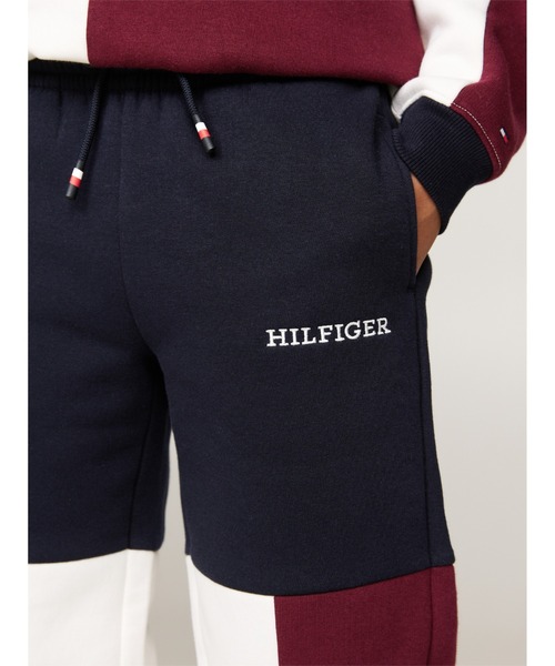 【セール】BOYS カラーブロックスウェットパンツ（スウェットパンツ）｜TOMMY HILFIGER（トミーヒルフィガー）