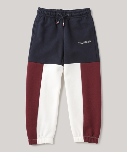 【セール】BOYS カラーブロックスウェットパンツ（スウェットパンツ）｜TOMMY HILFIGER（トミーヒルフィガー）