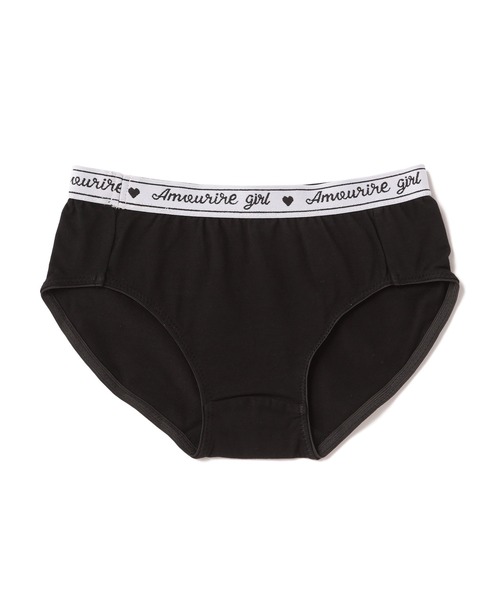 Amourire girl（アムリールガール）の「Amoriregirlインナー上下セット（ブラ&ショーツ・キッズ・ブラック/ピンク・140cm/150cm/160cm）」の4枚目の写真