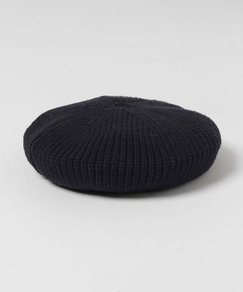 JEANASIS（ジーナシス）の「ルーズシルエットベレー/286616（ハンチング/ベレー帽・レディース・ベージュ/ブラック/ライラック・FREE）」の4枚目の写真