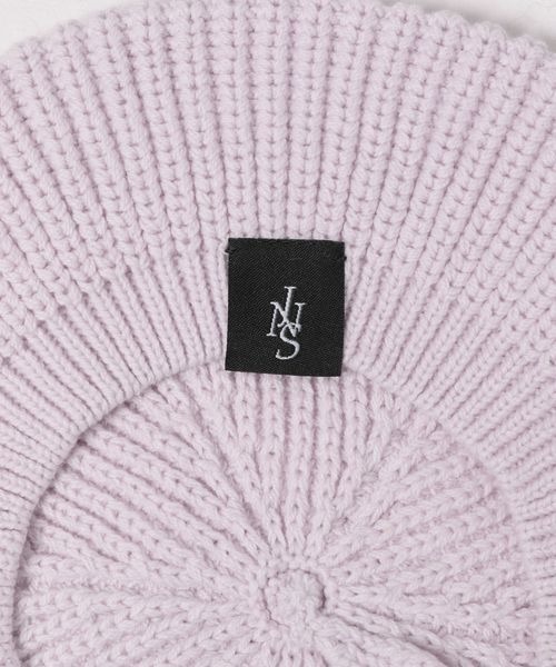 JEANASIS（ジーナシス）の「ルーズシルエットベレー/286616（ハンチング/ベレー帽・レディース・ベージュ/ブラック/ライラック・FREE）」の11枚目の写真