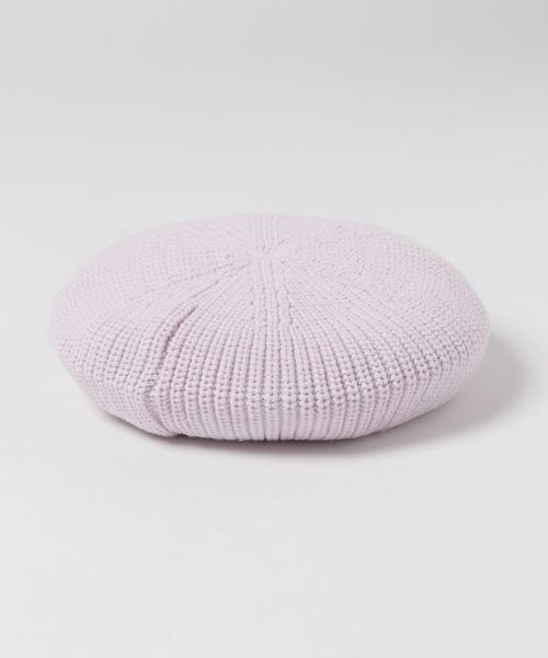 JEANASIS（ジーナシス）の「ルーズシルエットベレー/286616（ハンチング/ベレー帽・レディース・ベージュ/ブラック/ライラック・FREE）」の14枚目の写真