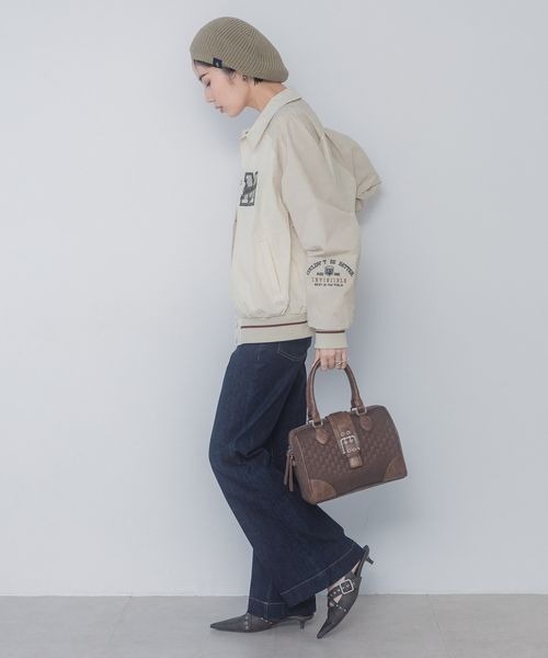 JEANASIS（ジーナシス）の「ルーズシルエットベレー/286616（ハンチング/ベレー帽・レディース・ベージュ/ブラック/ライラック・FREE）」の20枚目の写真