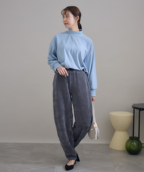 KATHARINE ROSS（キャサリンロス）の「【KATHARINE ROSS】 日本製モールカーブパンツ（その他パンツ・レディース・チャコールグレー/ブラック・MEDIUM）」の18枚目の写真