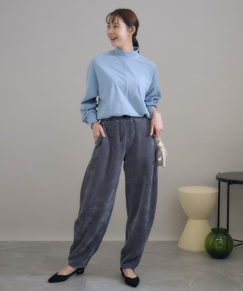 KATHARINE ROSS（キャサリンロス）の「【KATHARINE ROSS】 日本製モールカーブパンツ（その他パンツ・レディース・チャコールグレー/ブラック・MEDIUM）」の20枚目の写真