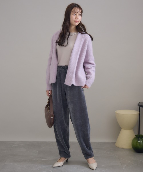 KATHARINE ROSS（キャサリンロス）の「【KATHARINE ROSS】 日本製モールカーブパンツ（その他パンツ・レディース・チャコールグレー/ブラック・MEDIUM）」の13枚目の写真