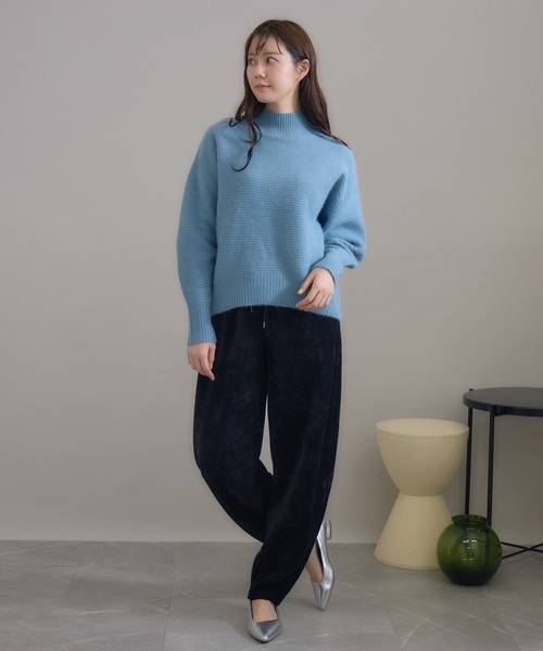 KATHARINE ROSS（キャサリンロス）の「【KATHARINE ROSS】 日本製モールカーブパンツ（その他パンツ・レディース・チャコールグレー/ブラック・MEDIUM）」の7枚目の写真