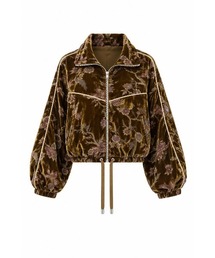 Muel Chic（ミュエルシック）の「Flower Jersey Track Jacket フラワージャージトラックジャケット（ブルゾン）」