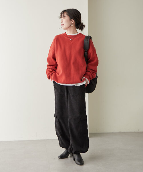 NUNIFE(ユニフィー)の「【NUNIFE】カーゴコール天パンツ(その他パンツ・レディース・ブラック/ダークブラウン/ベージュ・FREE)」の8枚目の写真