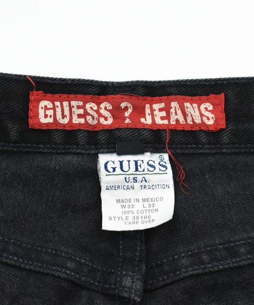 Guess（ゲス）の「【ヴィンテージ古着】90’s GUESS ブラックデニムパンツ（デニムパンツ・メンズ・ブラック・32）」の15枚目の写真
