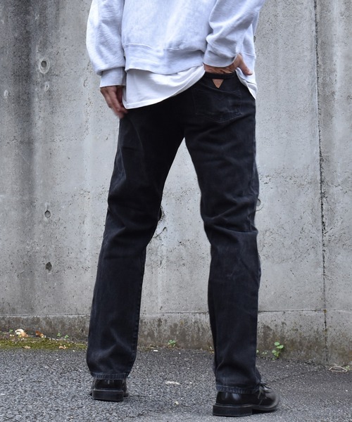 ヴィンテージ古着】90's GUESS ブラックデニムパンツ（デニムパンツ