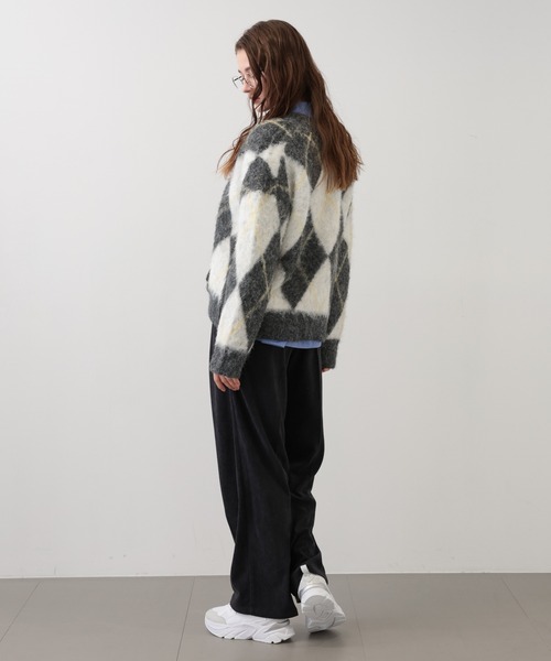 【セール】SALOON(サルーン)/アーガイルニットカーディガン【手洗い可】（カーディガン/ボレロ）｜saloon（サルーン） pattayablatt.com