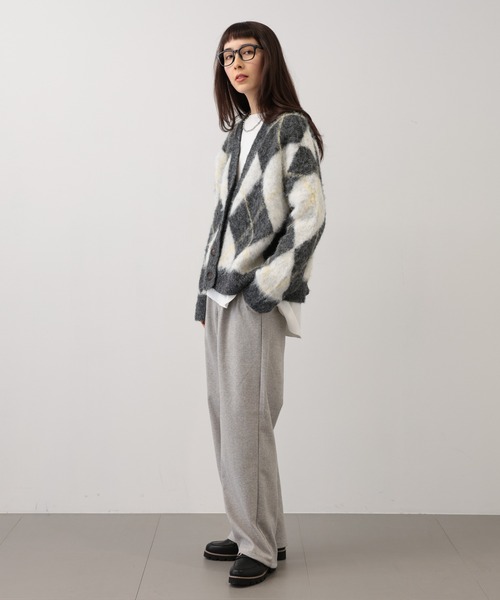 【セール】SALOON(サルーン)/アーガイルニットカーディガン【手洗い可】（カーディガン/ボレロ）｜saloon（サルーン） pattayablatt.com