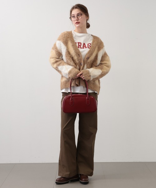 【セール】SALOON(サルーン)/アーガイルニットカーディガン【手洗い可】（カーディガン/ボレロ）｜saloon（サルーン） pattayablatt.com