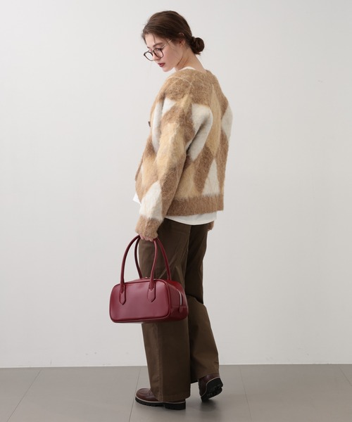 【セール】SALOON(サルーン)/アーガイルニットカーディガン【手洗い可】（カーディガン/ボレロ）｜saloon（サルーン） pattayablatt.com