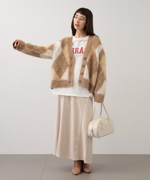 【セール】SALOON(サルーン)/アーガイルニットカーディガン【手洗い可】（カーディガン/ボレロ）｜saloon（サルーン） pattayablatt.com